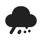 Weather Rain Snow SVG Icon